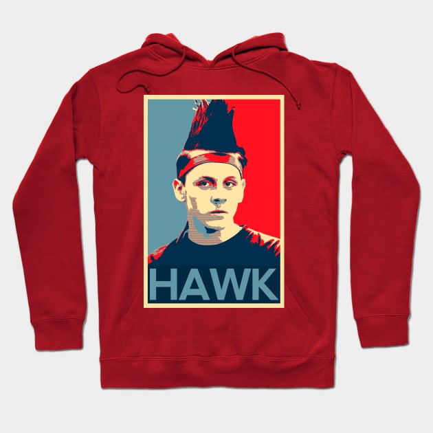 Hawk - Hope Design Hoodie by Mrmera